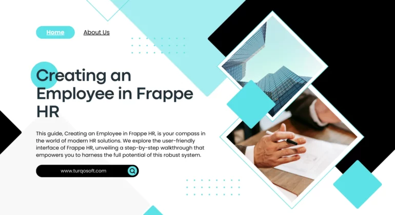 Creating an Employee in Frappe HR